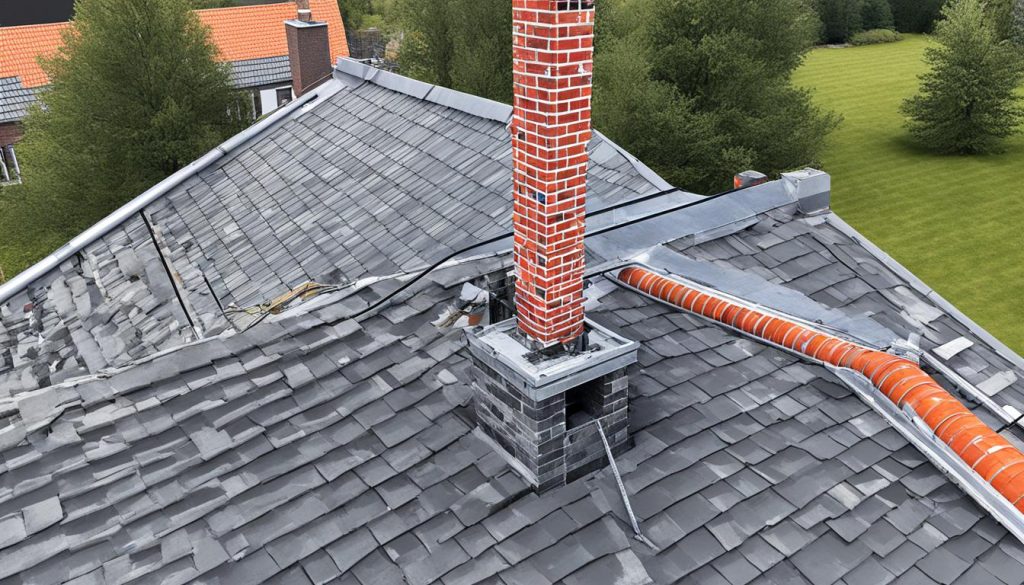 Schoorsteen voegen